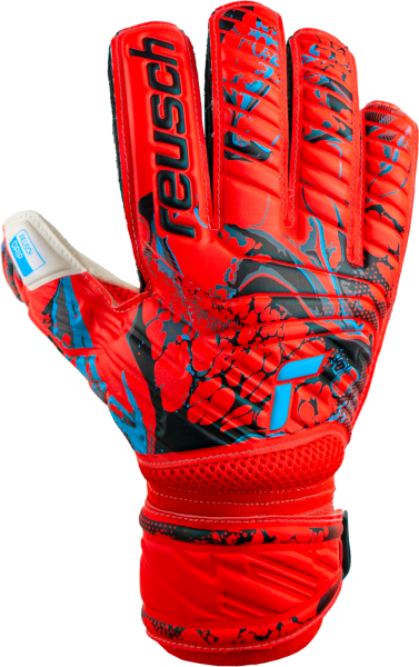 Reusch Attrakt Grip 5370815 3334 black red front